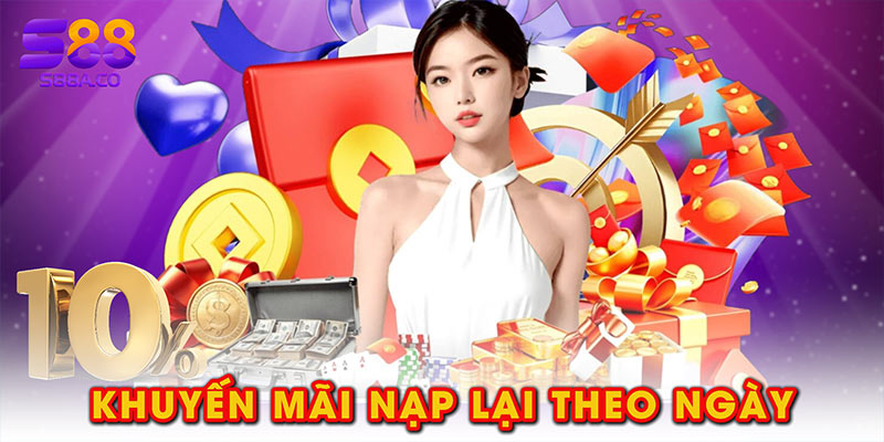 Khuyến mãi nạp lại theo ngày