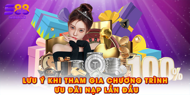 Lưu ý khi tham gia chương trình ưu đãi nạp lần đầu